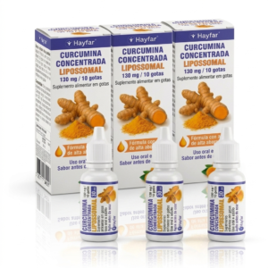 Kit com 3 unidades - Curcumina Lipossomal - 30 ml