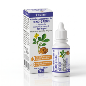 Extrato concentrado de Feno-Grego 450 mg/ml - Gotas 30 ml