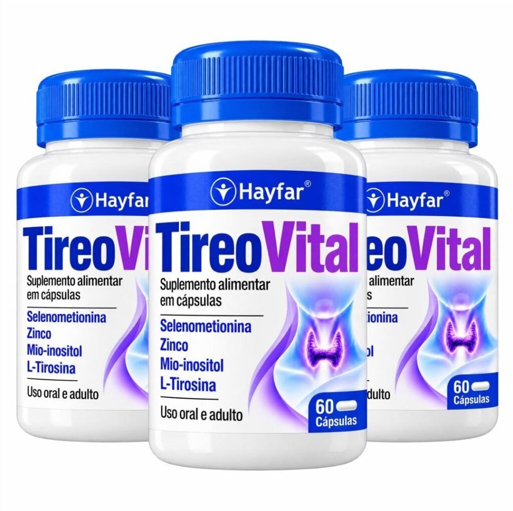Kit com 3 unidades - TireoVital - 60 Cápsulas